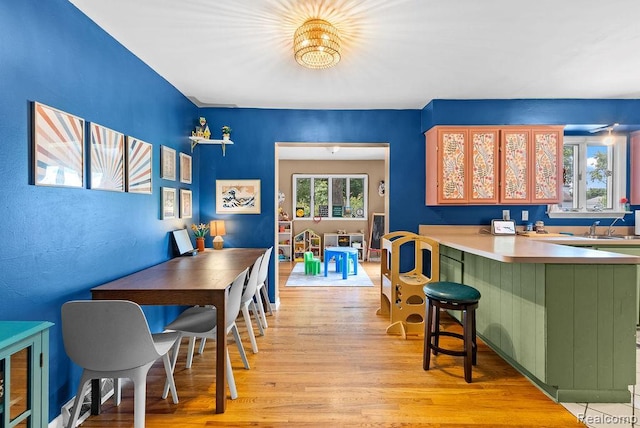 5445 Frankwill Ave, Clarkston, MI 48346 - dining space featuring light wood-style floors