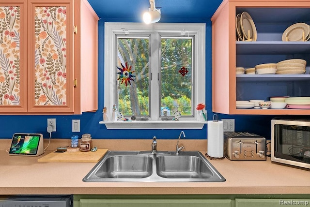 5445 Frankwill Ave, Clarkston, MI 48346 - kitchen with dishwashing machine and light countertops