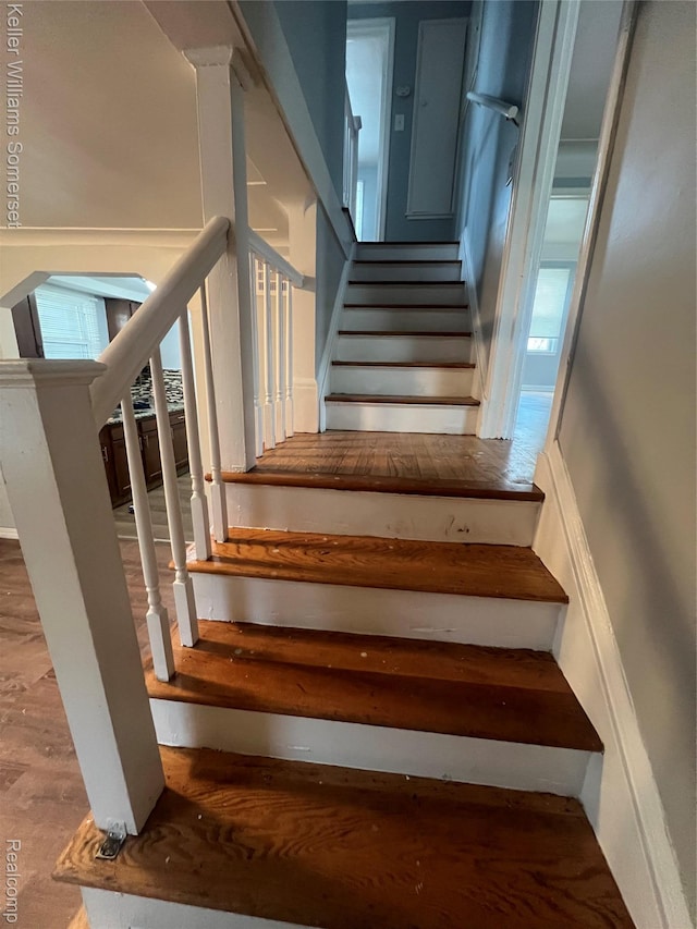 22005 Rausch Ave, Eastpointe, MI 48021 - stairs with wood finished floors