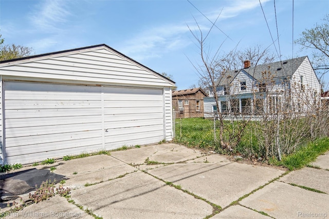 22005 Rausch Ave, Eastpointe, MI 48021 - view of detached garage