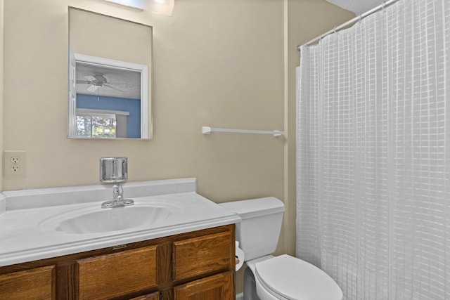 515 Georgetown Dr, Traverse City, MI 49684 - bathroom with vanity, toilet, and a shower with curtain