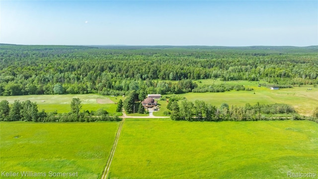 2637 E 7th Rd, Roscommon, MI 48653 - aerial view of a heavily wooded area
