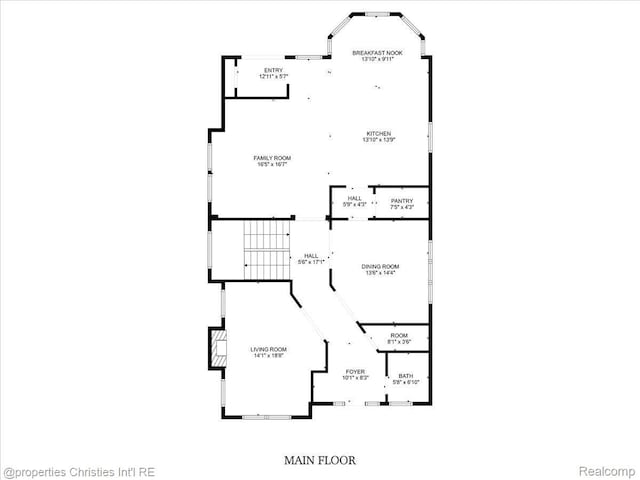 1419 Henrietta St, Birmingham, MI 48009 - property floor plan