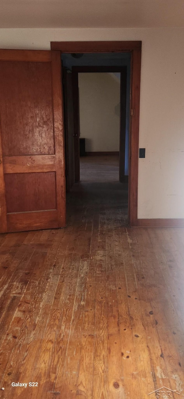 1701 Home Dr, Fairview, MI 48621 - hallway with wood-type flooring