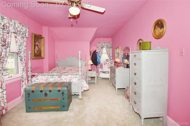 1719 Sycamore Ave, Royal Oak, MI 48073 - bedroom featuring carpet floors and a ceiling fan