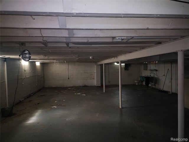 20456 Van Antwerp St W, Harper Woods, MI 48225 - view of unfinished basement