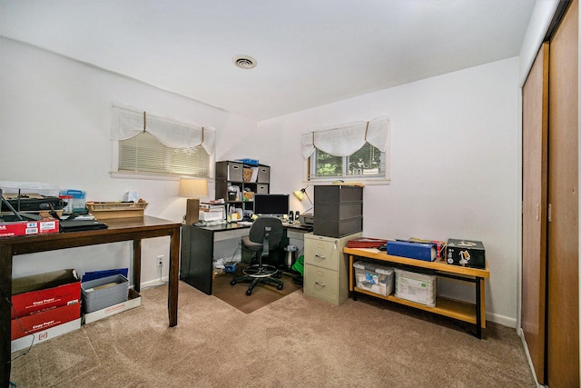 55 E Lewis Ave, Milan, MI 48160 - office featuring carpet flooring
