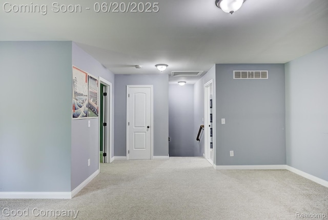 1724 Barrington Ct, Lake Orion, MI 48360 - spare room with carpet and attic access