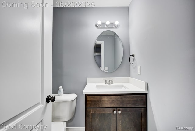 1724 Barrington Ct, Lake Orion, MI 48360 - bathroom with toilet and vanity