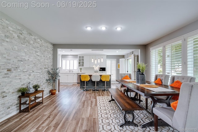 30753 Sunderland Dr, Farmington Hills, MI 48331 - dining area with light wood finished floors