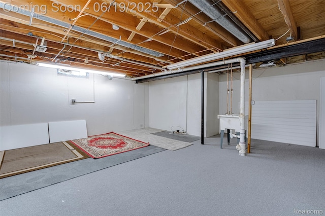 30753 Sunderland Dr, Farmington Hills, MI 48331 - below grade area with a sink