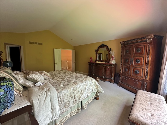 6601PEMBRIDGEHILL Pembridge Hl, West Bloomfield, MI 48322 - bedroom with lofted ceiling and light colored carpet