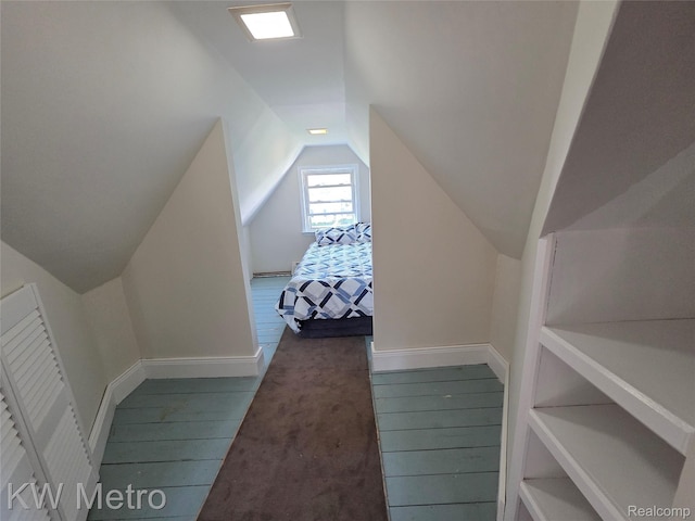 19620 Jeanette St, Southfield, MI 48075 - bonus room with lofted ceiling, carpet flooring, and baseboards