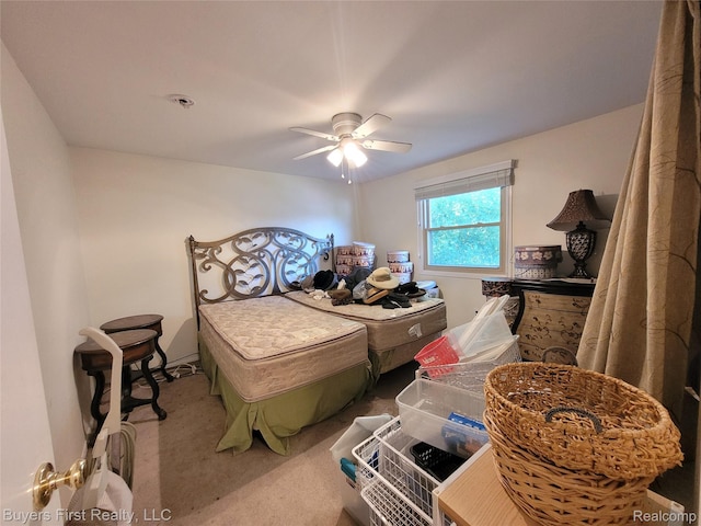 17137 Hilton St, Southfield, MI 48075 - bedroom with carpet flooring and ceiling fan