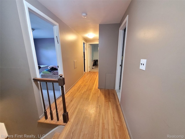 17137 Hilton St, Southfield, MI 48075 - hall with light wood-style floors and baseboards