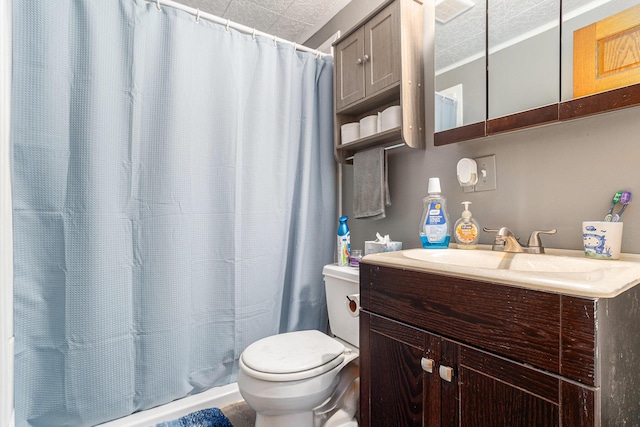 59 Wright St, Coldwater, MI 49036 - full bath with toilet, vanity, and a shower with shower curtain