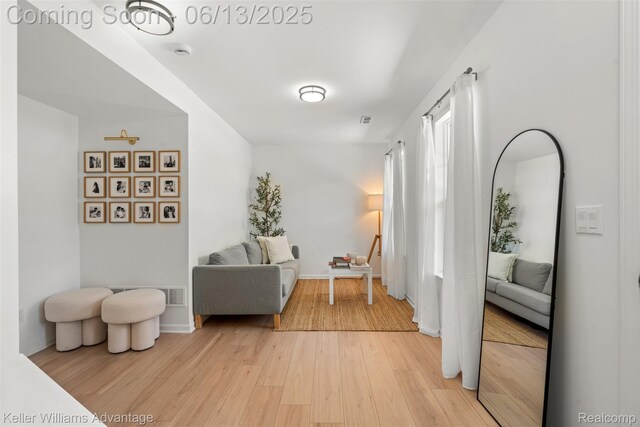 3947 Trailwaycommons Cir, Auburn Hills, MI 48326 - sitting room with light wood-style floors