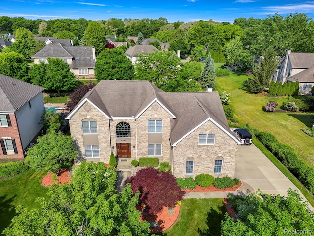 4991 Knollcrest Ct, Commerce Twp, MI 48382 - aerial view of residential area