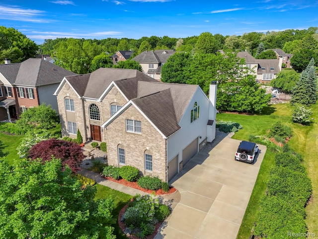 4991 Knollcrest Ct, Commerce Twp, MI 48382 - view from above of property