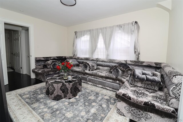 7524 Williamson St, Dearborn, MI 48126 - living room with wood finished floors