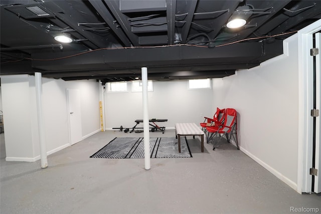 7524 Williamson St, Dearborn, MI 48126 - below grade area featuring baseboards