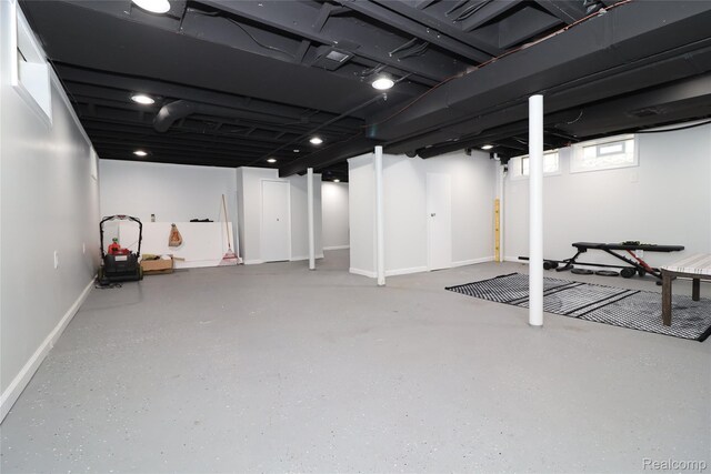 7524 Williamson St, Dearborn, MI 48126 - below grade area featuring baseboards