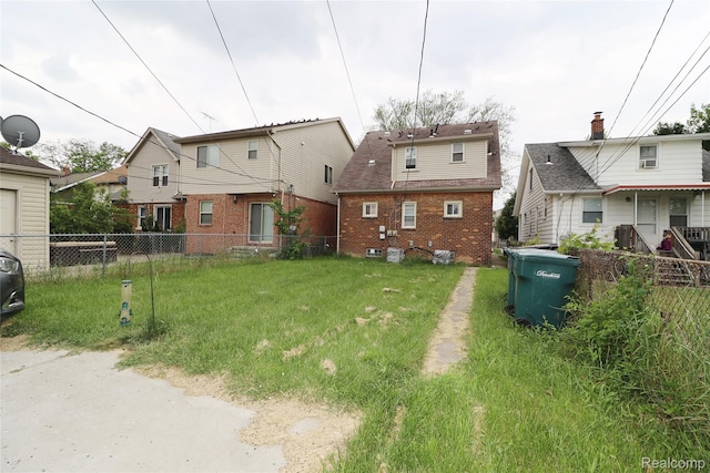 7524 Williamson St, Dearborn, MI 48126 - back of house with brick siding