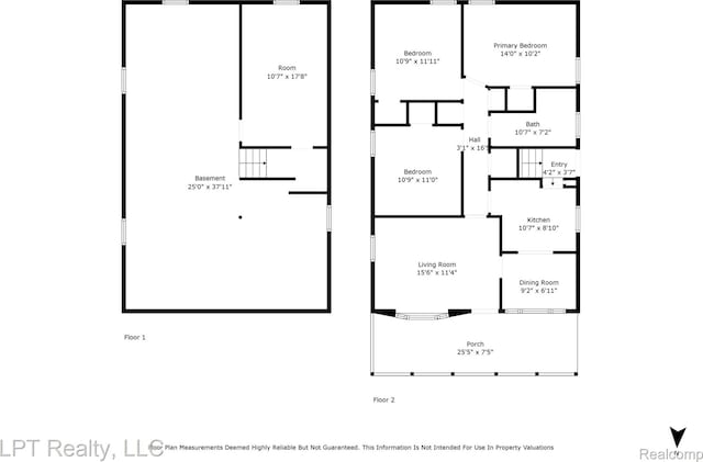 13522 Callender St, Southgate, MI 48195 - view of floor plan / room layout