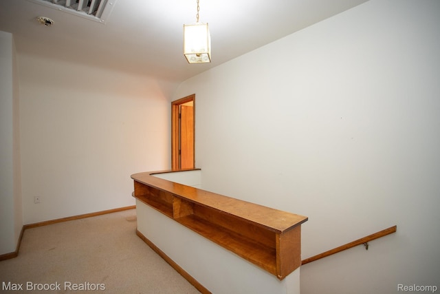 25695 York Rd, Royal Oak, MI 48067 - hall featuring light colored carpet and baseboards