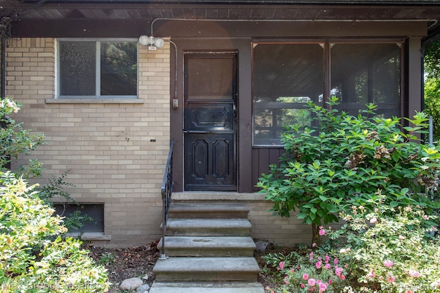 25695 York Rd, Royal Oak, MI 48067 - view of exterior entry featuring brick siding