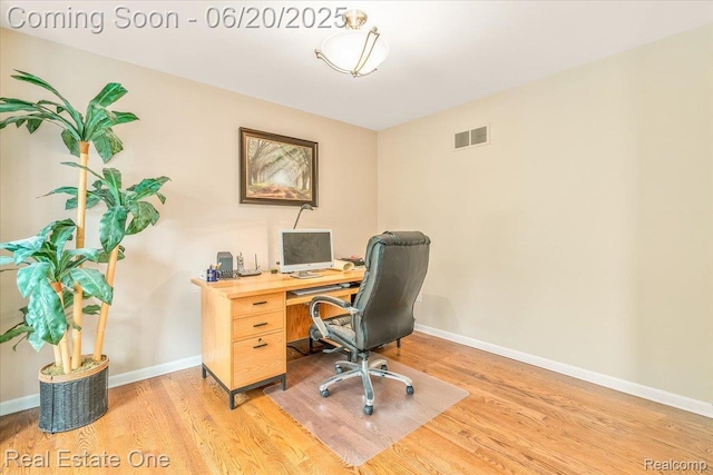 43543 Abbey Cir, Canton, MI 48187 - office with light wood finished floors and baseboards