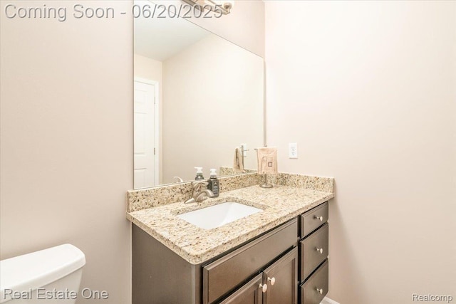 43543 Abbey Cir, Canton, MI 48187 - half bathroom with vanity and toilet