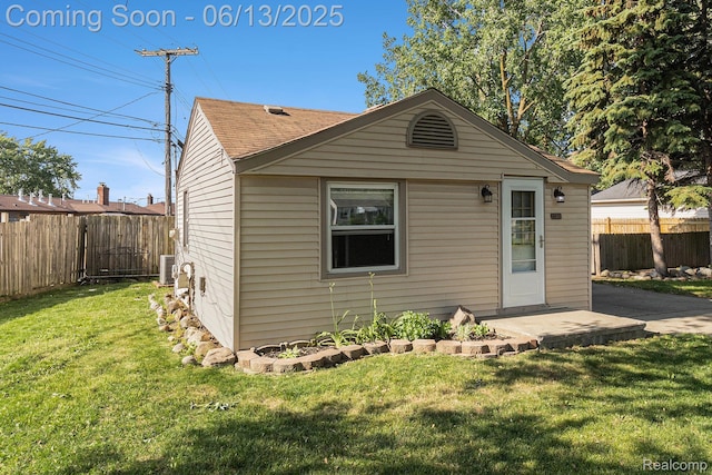 17325 Doris, Fraser, MI 48026 - view of front facade with a fenced backyard and a shingled roof