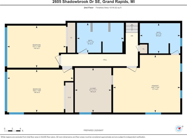 2605 Shadowbrook Dr SE, Grand Rapids, MI 49546 - property floor plan