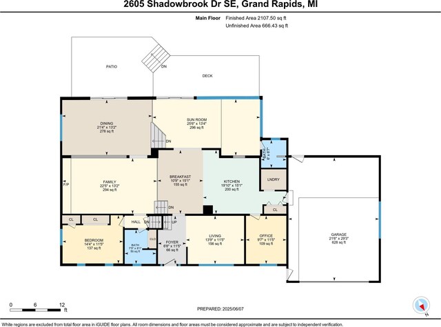 2605 Shadowbrook Dr SE, Grand Rapids, MI 49546 - property floor plan