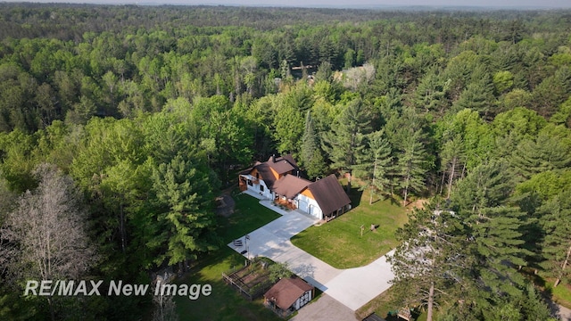 2258 High Rd, Roscommon, MI 48653 - drone / aerial view of a forest