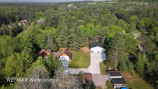 2258 High Rd, Roscommon, MI 48653 - bird's eye view of a forest