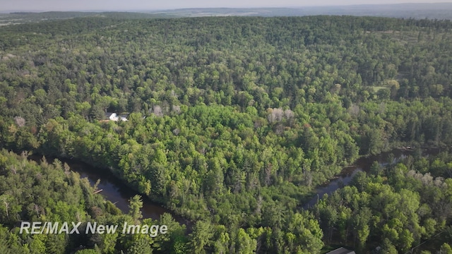 2258 High Rd, Roscommon, MI 48653 - aerial view of property's location featuring a heavily wooded area