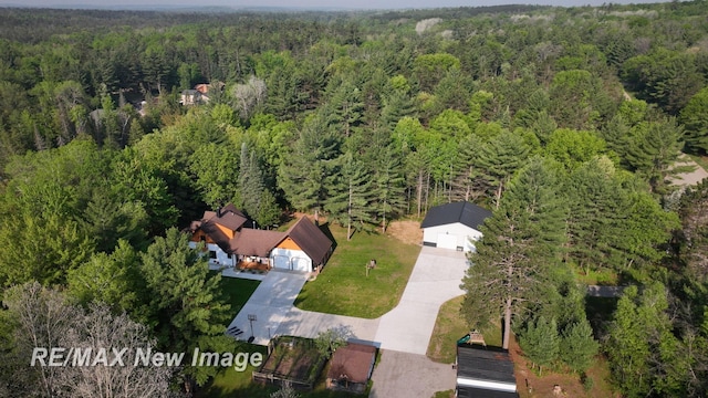 2258 High Rd, Roscommon, MI 48653 - view of subject property featuring a heavily wooded area