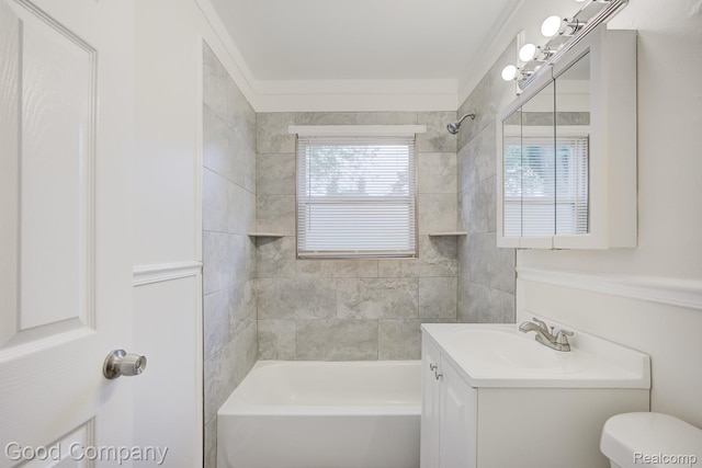 22811 Sharrow Ave, Utica, MI 48089 - full bath featuring vanity and  shower combination