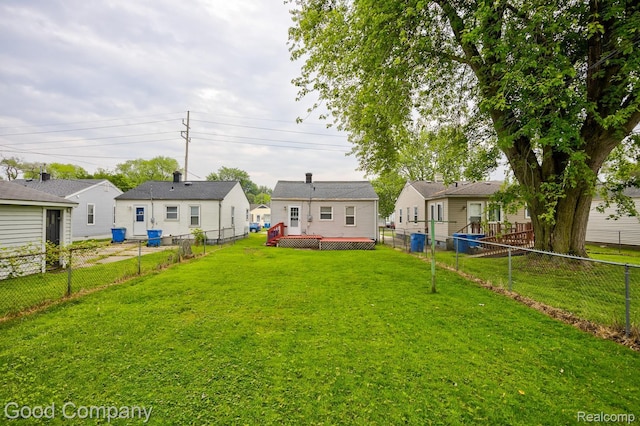 22811 Sharrow Ave, Utica, MI 48089 - fenced backyard featuring a residential view