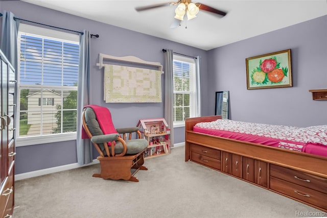 1029 Primrose Ln, Milan, MI 48160 - bedroom featuring carpet flooring and ceiling fan
