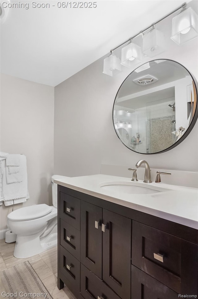4345 Crooks Rd Unit 24, Royal Oak, MI 48073 - full bathroom featuring vanity and an enclosed shower