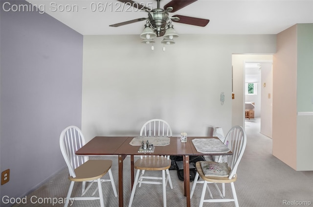 4345 Crooks Rd Unit 24, Royal Oak, MI 48073 - carpeted dining area with ceiling fan