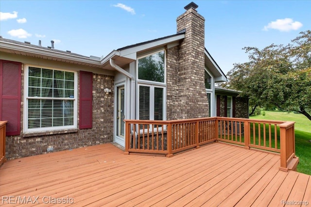 48728 Sundance Ct, Shelby Twp, MI 48315 - view of wooden deck
