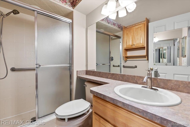 48728 Sundance Ct, Shelby Twp, MI 48315 - bathroom with a shower stall and vanity