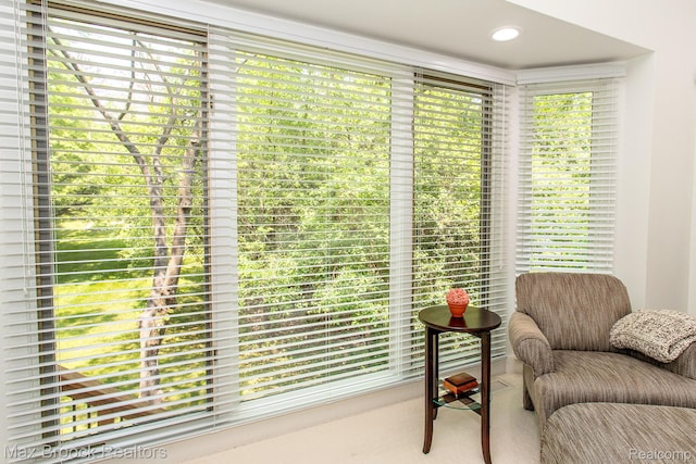 6524 Pleasant Lake Ct, West Bloomfield, MI 48322 - sitting room featuring carpet floors