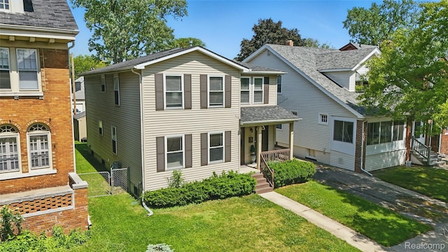 1372 Maryland St, Grosse Pointe, MI 48230 - view of front facade with brick siding