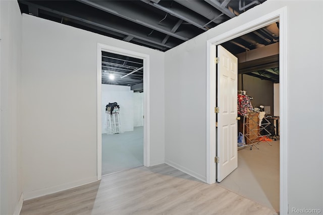 1372 Maryland St, Grosse Pointe, MI 48230 - hallway with light wood-type flooring