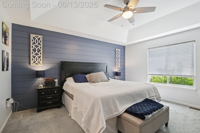 8329 Deer Creek Ct, Grand Blanc, MI 48439 - bedroom featuring light carpet and a ceiling fan